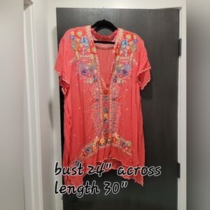 JOHNNY WAS Top XXL!!